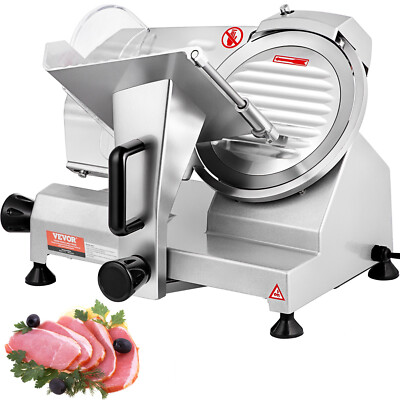 VEVOR Commercial 8" Electric Meat Slicer Deli Food Cheese Slicer Cutter 200W