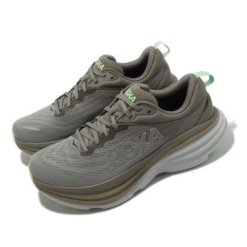 

Мужские шоссейные кроссовки Hoka Bondi 8 Sharkskin Harbour Mist Green 1123202-OHMR, Зеленый, Bondi 8