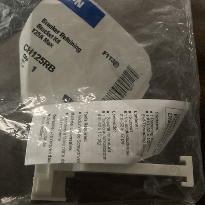 CH125RB Eaton Cutler Hammer CH Breaker Hold down Retaining Bracket  Kit New