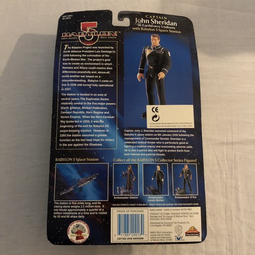 Babylon 5 Captain John Sheridan Action Figure 1997
