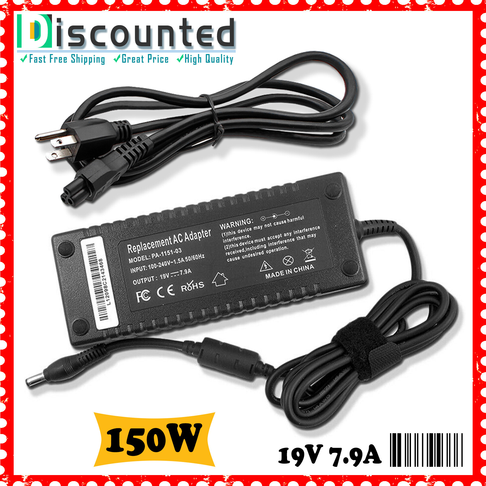 Charger For Razer Blade Pro 2015 17 Rz09-01171e50
