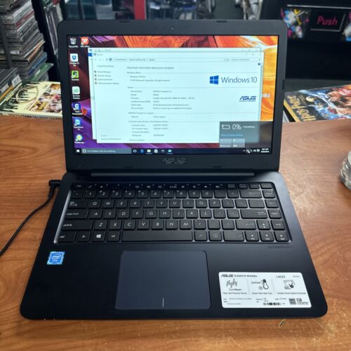 ASUS L402S Intel Celeron N3060 1.6 GHz 4 GB RAM 32 GB eMMC 14 ASUS L402S Intel Celeron N3060 1.6 GHz 4 GB RAM 32 GB eMMC 14