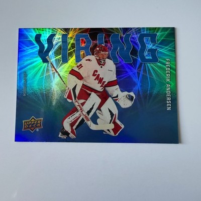2025 Upper Deck Series 2 #VB-2 Frederik Andersen Vibing