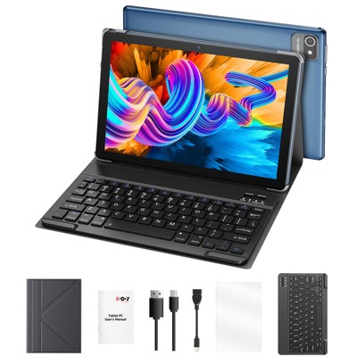 XGODY Hipad Plus 10 inch Android Tablet PC MT8175 Quad Core 4G+256G w/ keyboard