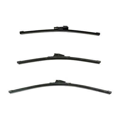 Ice & Exact For 10-14 GTI 10-14 Golf Windshield Wiper Blade Front & Rear 3pc Set