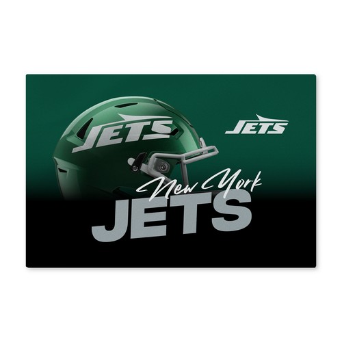 Моющийся коврик для пола Northwest NFL New York Jets Headspace, 20 x 32