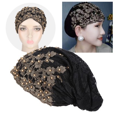 Stylish Slouchy Bonnet Lace Beanie For Women Chemotherapy Hat