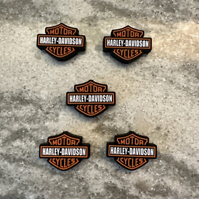 Silicone Focal Bead Harley Davidson 5 Pcs  GREAT For Beadable Pens