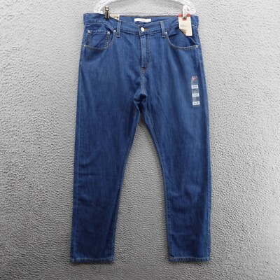 NWT Levis Middy Straight Jeans 29 Blue Medium Wash Womens Mid Rise All Cotton