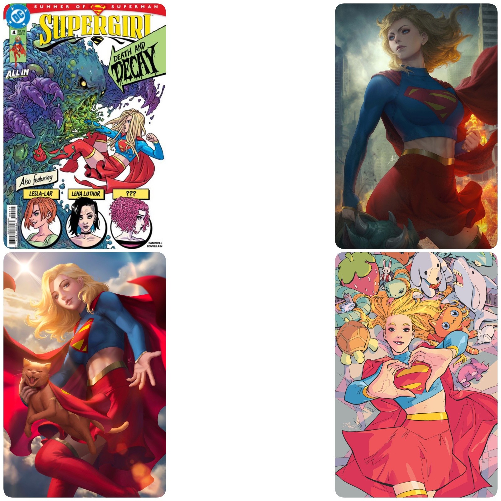 SUPERGIRL #4 (2025) **COVER SELECT** OPEN & [1:25] PRESALE