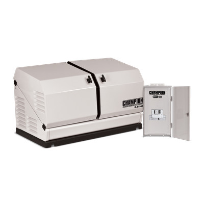 100177- 8.5-kW Champion Home Standby Generator with 50-Amp Outdoor Switch