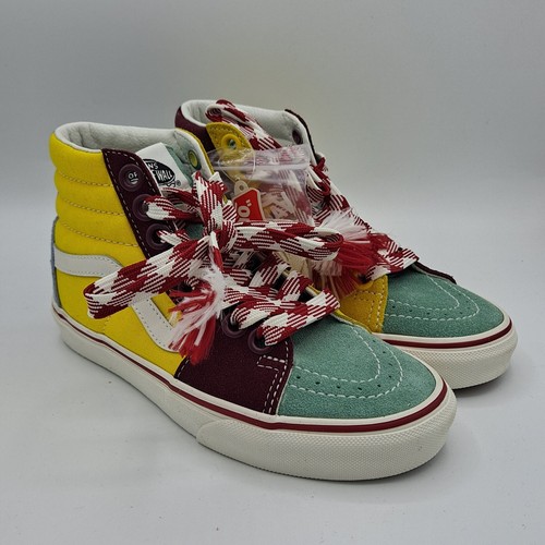 NEW Womens Vans SK8-HI Frayed Laces Creme De Menthe Sneaker