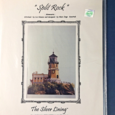 Split Rock Lighthouse Cross Stitch Pattern The Silver Lining Minnesota Saastad