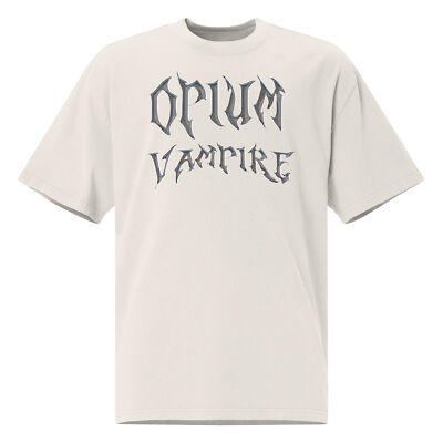 opium chrome tee carti aesthetic Oversized faded t-shirt