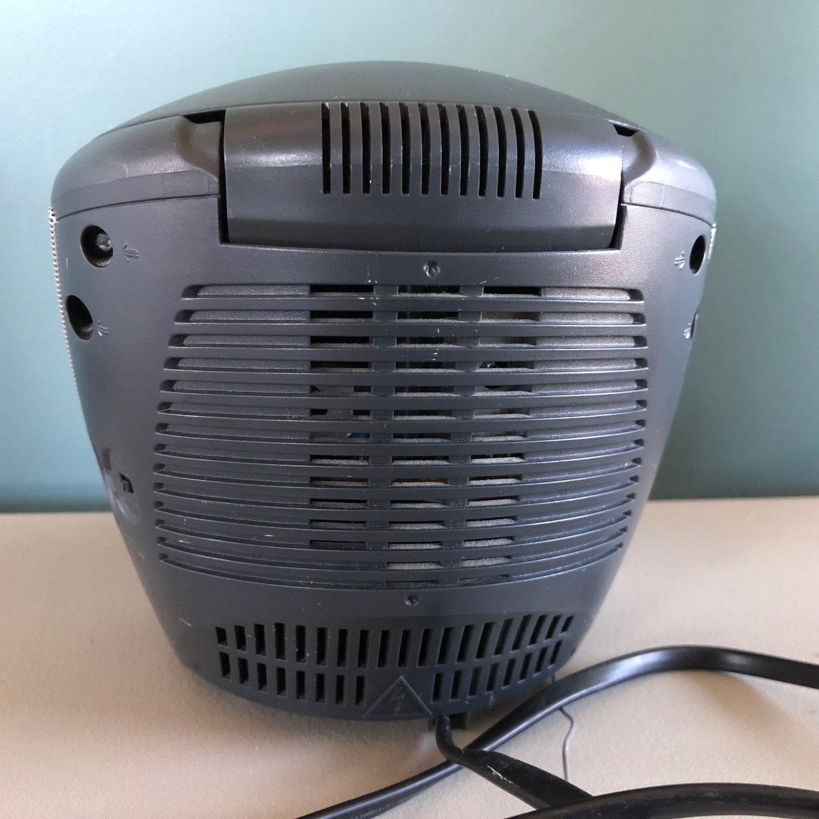 Sony Dream Machine Purple Radio/CD Player AM/FM/Weather Alarm Clock Music Tested