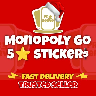5 STARS STICKERS FOR MONOGO JINGLE JOY ALBUM - FAST DELIVERY