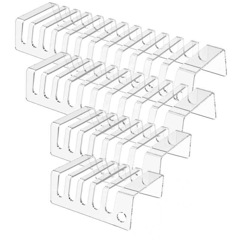 Acrylic Hat Holder Organizer Shelf Door Display Hat Stand for Baseball Cap
