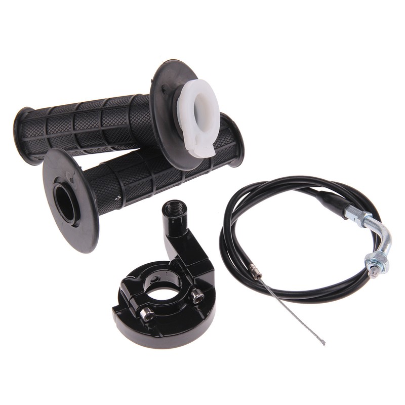 7/8" Throttle Accelerator Grip Twist Cable Kit 90 110 125cc ATV PIT