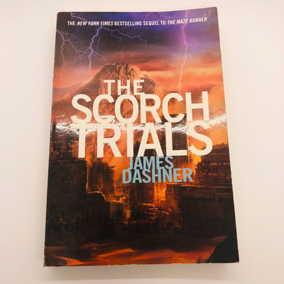 The Scorch Trials Paperback Book Maze Runner Series Sequel By James Dashner 2011