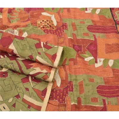 40 X 40 New Beautifully Silk Fabric Scrap Crafting Purpose Upholstery Digital Floral Printed Fabric Piece 1 Meter Made In India
