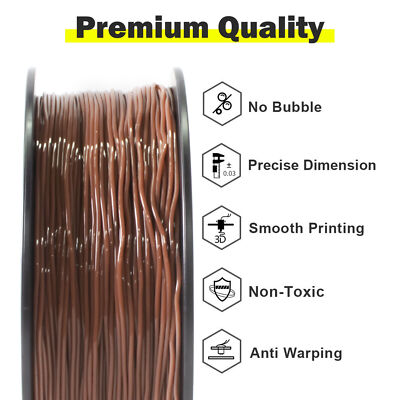 GEEETECH TPU Filament Solid Color 1kg/Roll 1.75mm Flexible For 3D Printer US