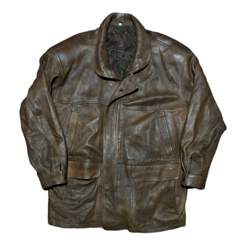 KUANG HUEI LEATHER JACKET Mens Size 52 XL 20th Century Fox KUANG HUEI LEATHER JACKET Mens Size 52 XL 20th Century Fox