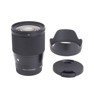 Sony E Sigma AF 16mm F1.4 DC DN Contemporary Wide Angle Mirrorless Lens 402965