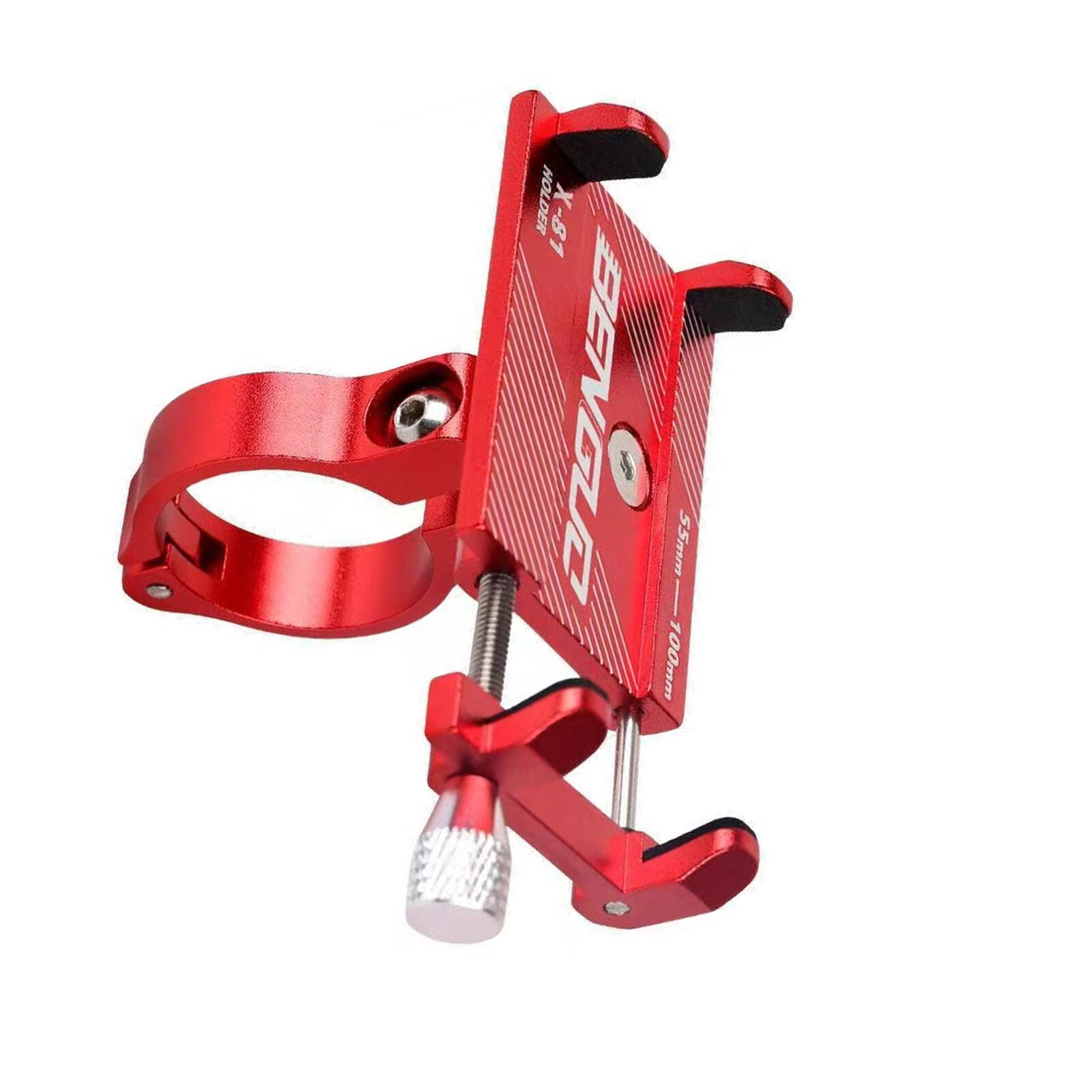Red Aluminum Alloy Bike Phone Holder Mount Aluminum Motorcyc