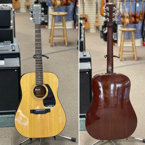 1980's Morris (Korea) MD-500 Dreadnought Acoustic Guitar | eBay 1980's Morris (Korea) MD-500 Dreadnought Acoustic Guitar | eBay