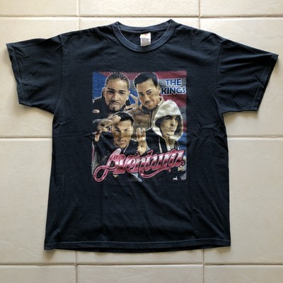 Vintage 2008 Aventura Kings of Bachata ''LIVE'' In Puerto Rico Rap T-Shirt Size XL