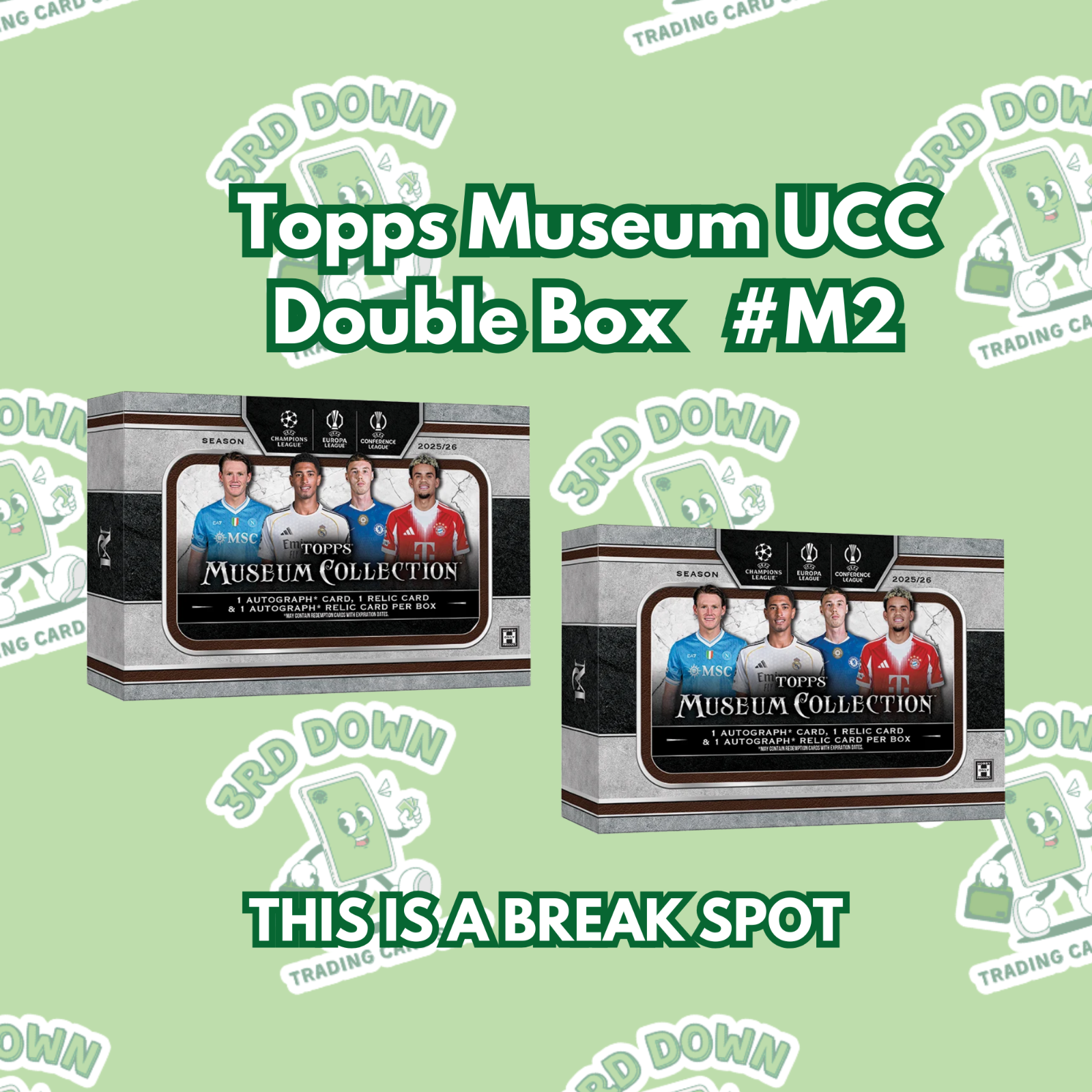 Ronaldo Nazario TOPPS UCC Museum  2  Box BREAK  #J26926 #M2