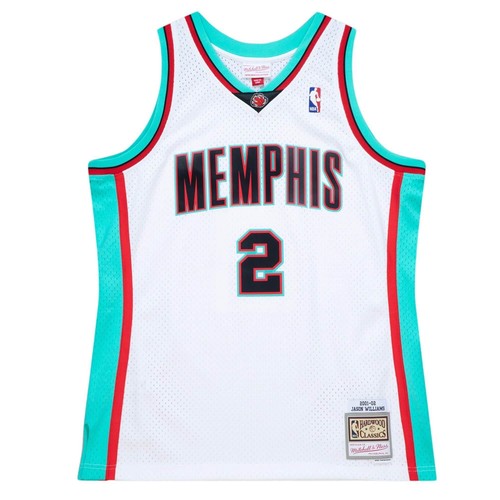 

Мужская футболка Mitchell - Ness NBA SWINGMAN JERSEY VANCOUVER GRIZZLIES 2001 JASON WILLIAMS, Белый