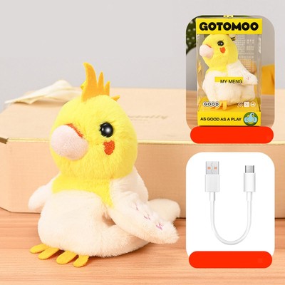Realistic Electric Parrot Toy Dance Interactive Parrot Toy for Car Newborns