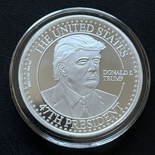 GOD BLESS AMERICA TRUMP Q 1オンス　銀貨A型 Donald Trump - God Bless America - Proof Medallion - Alaska Mint