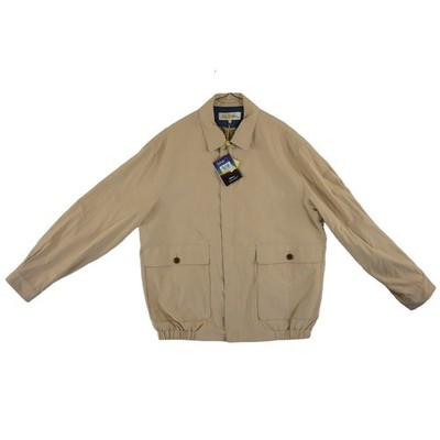 NEW Vintage Peter Millar Marcus Jacket Men's Size XL Tan Water Resistant Coat