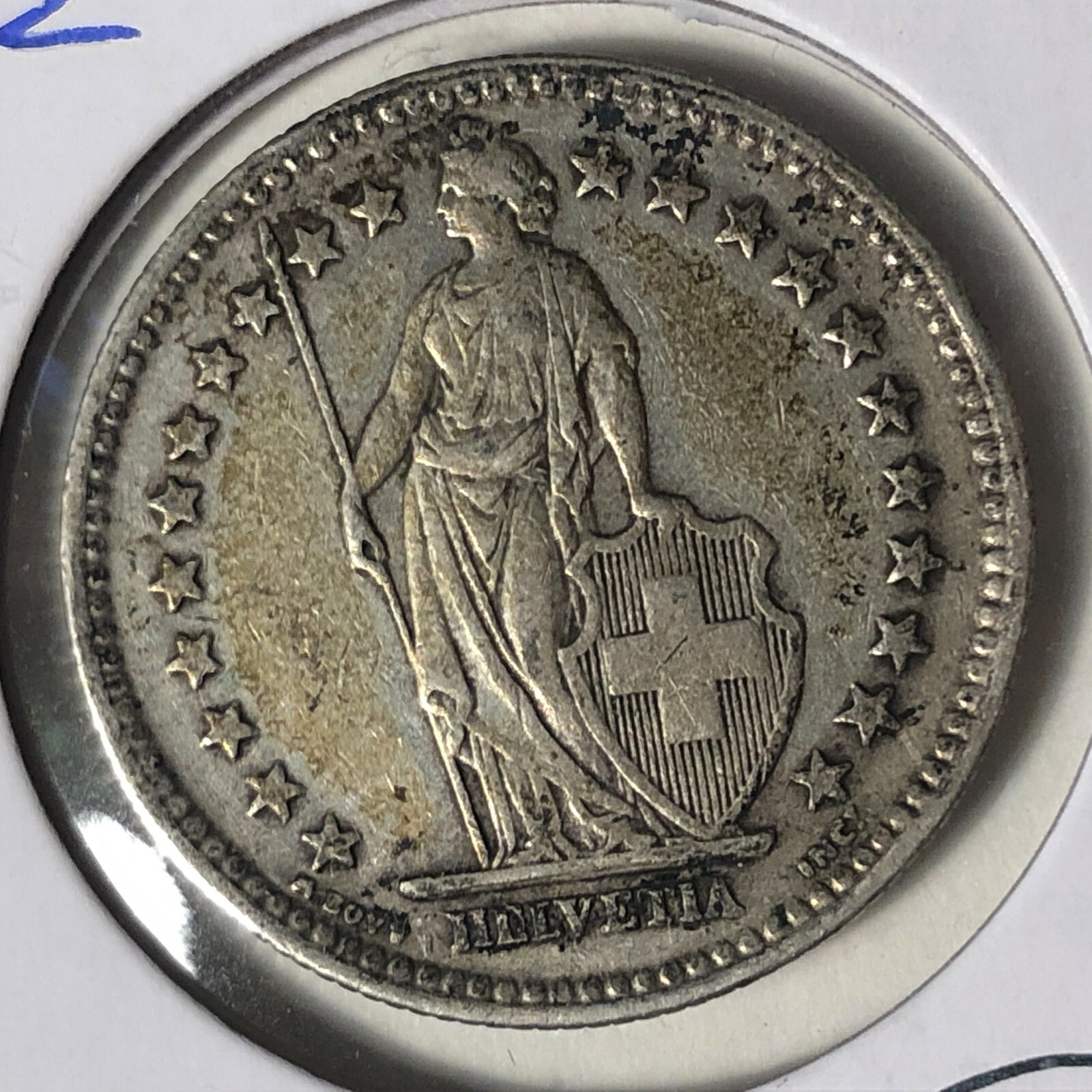 1944-B Switzerland 2 Francs Silver Coin #2 | eBay