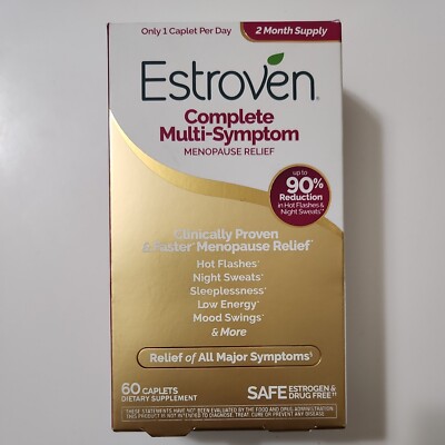 Estroven Complete Multi-Symptom Menopause Relief 60 Caplets Exp 2025+