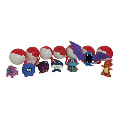 POKEMON 1999 Burger King Toys 7pc Charmander Golbat Nidoran