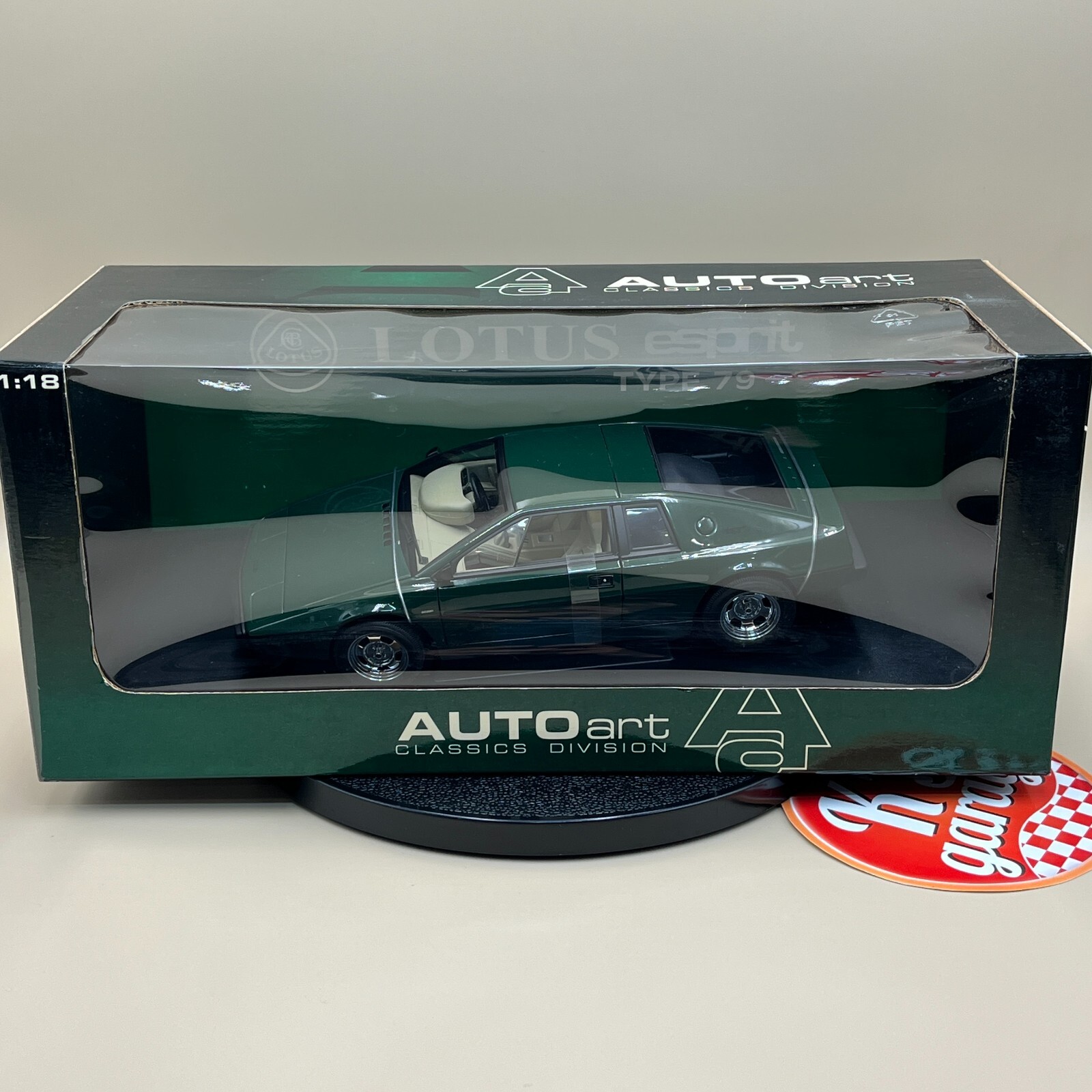1/18 AUTOart ロータス エスプリ ターボ S1 TYPE79 AUTOart 1/18 Lotus Esprit S1 Type 79 British Green RHD