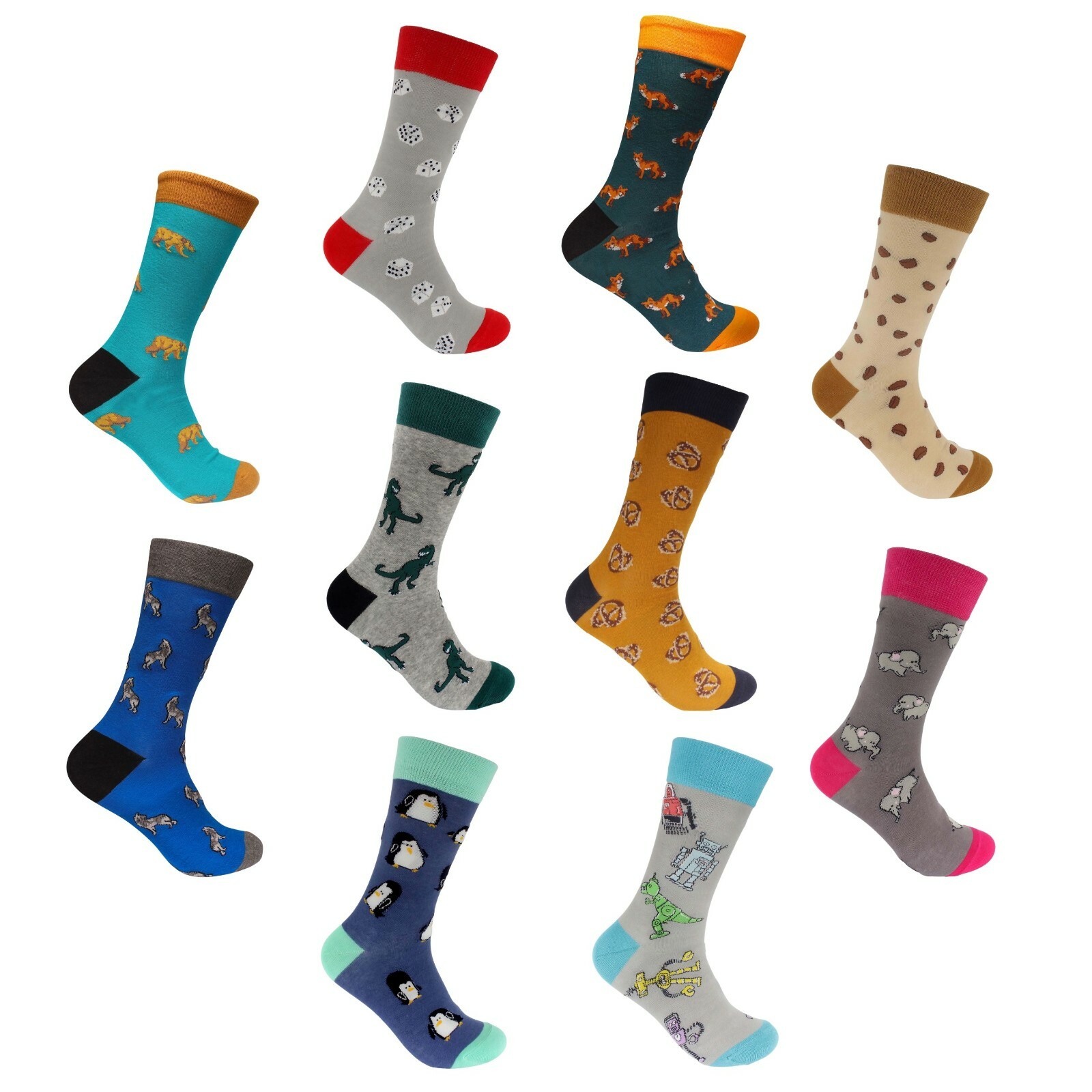 - Women's Fun Design Cotton Novelty Socks