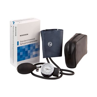 McKesson Small Adult Cuff Arm Aneroid Sphygmomanometer Unit 2-Tubes 1 per Box