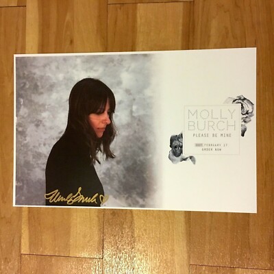 Signed Molly Burch Please Be Mine Poster, Exact Proof (Autograph NOT Vinyl / CD)