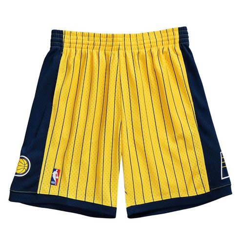 

ШОРТЫ NBA SWINGMAN MITCHELL - NESS INDIANA PACERS 99, Yellow/navy