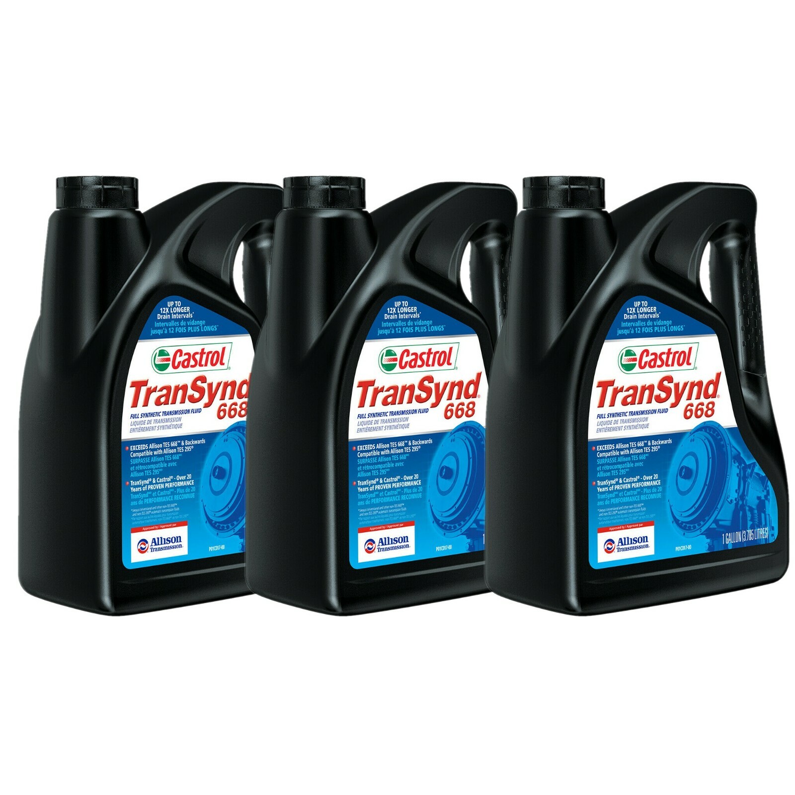 3 Gallons Allison Transynd TES 668 On-Highway Full Synthetic 