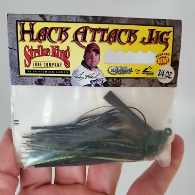 Strike King Hack Attack 3/4oz Heavy Cover Swim Flipping Jig HAHCJ34 Choose Color