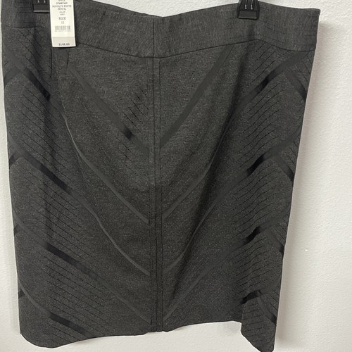Printed jacquard skirt Black / Gray For Women | Maje