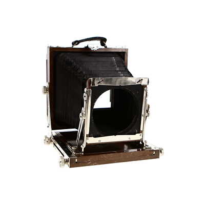 大判カメラ IKEDA ANBA 4x5 fujino 150mm6.3 Ikeda 4X5 Anba Wood View Field Folding View Camera with
