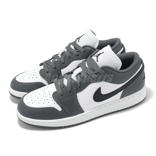 NIKE AIR JORDAN 1 LOW 553560-615 24cm 箱無 Air Jordan 1 Low Stealth Gray Sneaker, Size 7Y / 8.5W BNIB