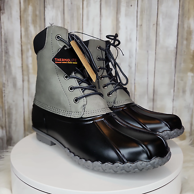 Weatherproof Vintage Men s Adam Duck Boots Grey Size 11 eBay