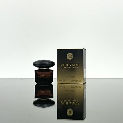 Versace CRYSTAL NOIR for Women 5ml-0.17oz EDT Splash MINI Travel Size (C65